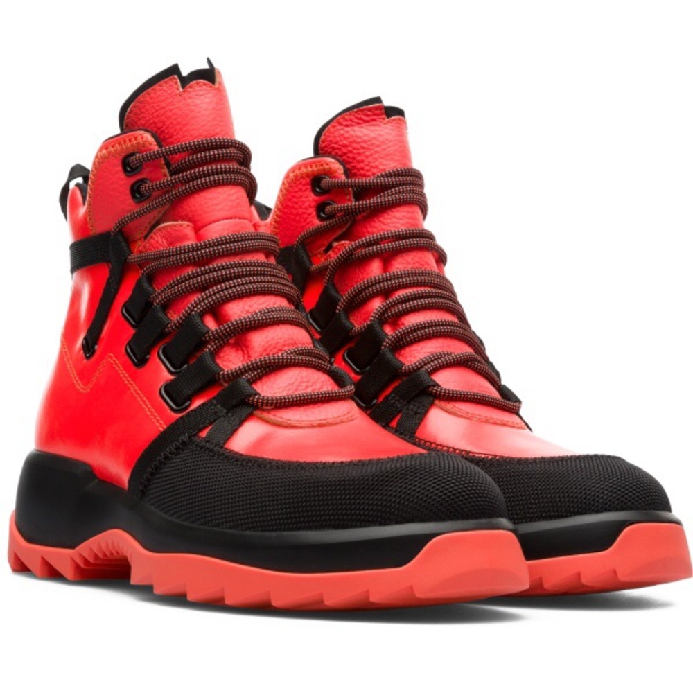 Camper Lab Helix Pink and Black Boots K400351-002